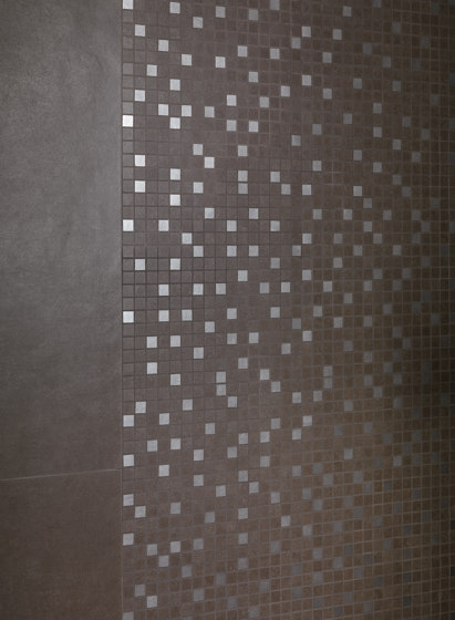 Bloom Metal Brown Gold Inserto | Wall tiles | Fap Ceramiche