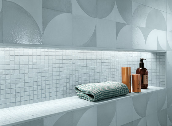Mat&More White Mosaico | Ceramic flooring | Fap Ceramiche