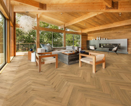 Herringbone | Oak AB Dim White | Wood flooring | Kährs