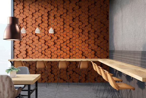 Walls By Patel 2 | Tapete | Digitaldruck DD113327 Honeycomb 2 | Wandbeläge / Tapeten | Architects Paper