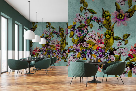 Walls By Patel 2 | Tapete | Digitaldruck DD114232 Floral Patch 2 | Wandbeläge / Tapeten | Architects Paper
