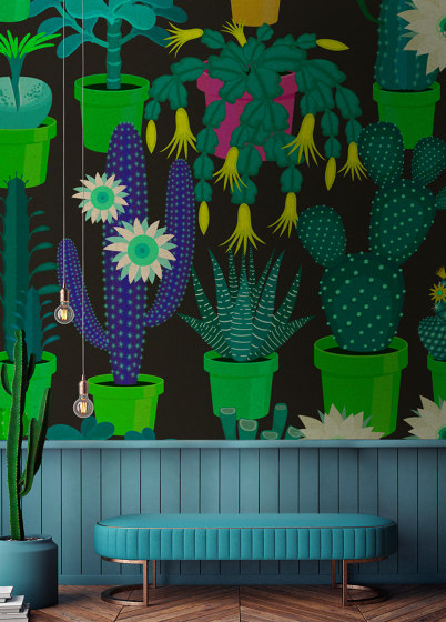 Walls By Patel 2 | Papel Pintado DD114147 Cactus Garden2 | Revestimientos de paredes / papeles pintados | Architects Paper