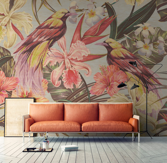 Walls By Patel 2 | Wallpaper DD114417 Exotic Birds 2 | Wall coverings / wallpapers | Architects Paper