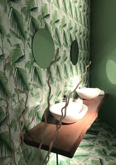 Verde Verticale Tropical Nero | Piastrelle ceramica | Ceramica Francesco De Maio