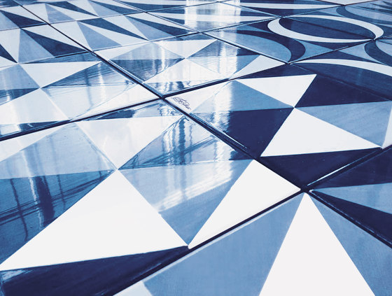 Blu Ponti Decoro Tipo 21 | Ceramic tiles | Ceramica Francesco De Maio