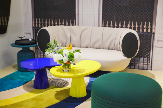 MIRA | Side table | Blue | Tavolini alti | Maison Dada