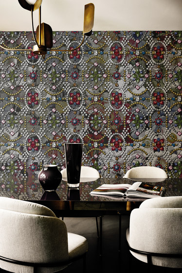 Flowers & Diamonds | Wall coverings / wallpapers | LONDONART