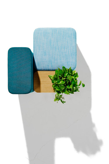 Tetromino Soft, Backrest A | Modular seating elements | Derlot