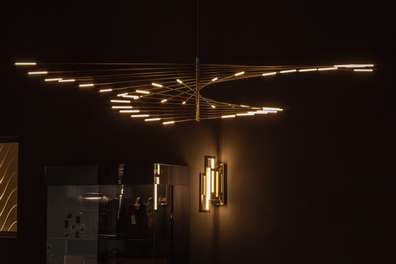 _M101 PENDANT LAMP GOLD/BRASS | Suspended lights | Henri Bursztyn