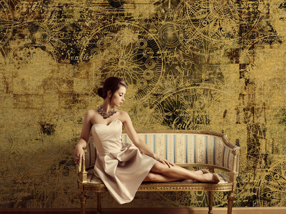 Prestige graphics | Gold Retrò | Wall coverings / wallpapers | INSTABILELAB