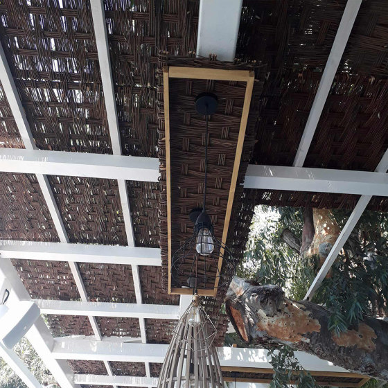 Handwoven panels | Handwoven panel by willow peeled | Dachdeckungen | Caneplexus