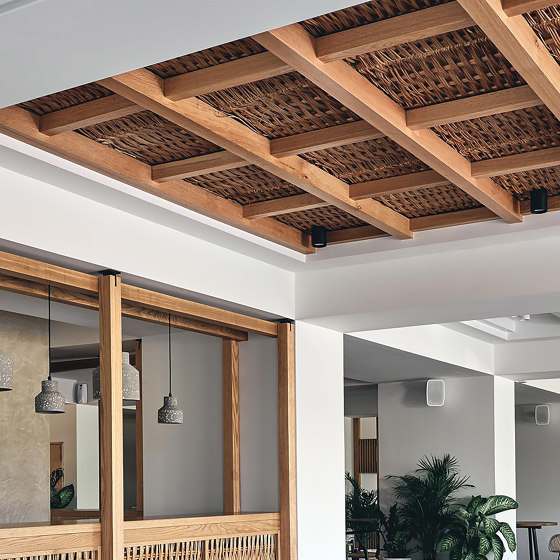 Handwoven panels | Handwoven panel by willow peeled | Roofing systems | Caneplexus