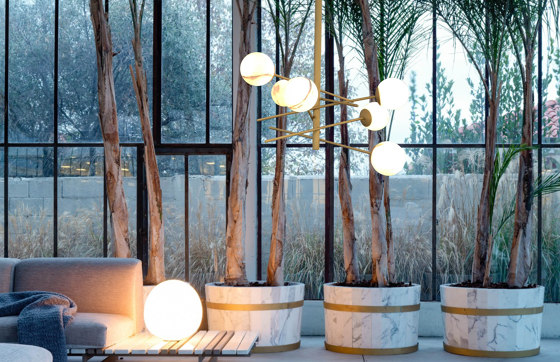 Marble Lighting | Luna Luce | Lampade piantana | Homedesign