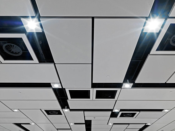 Raft Ceilings | dur-Solo Rhombos Raft Ceiling Type 1&2 | Pannelli soffitto | durlum