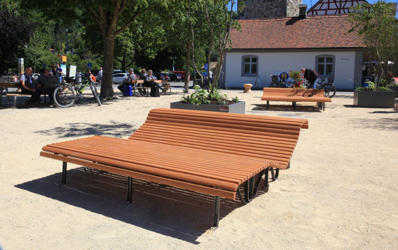 Klosterhof Double bench | Bancs | BURRI