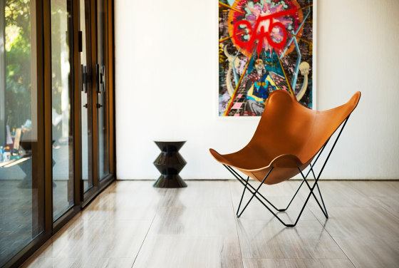 Pampa Mariposa Butterfly Chair Montana Black Frame | Sillones | Cuero Design