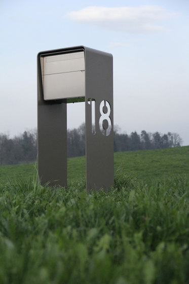 Bellus Briefkastenständer | Design Briefkasten "Bellus" 4Er oder individuell auf Anfrage | Briefkästen | Briefkastenschmiede
