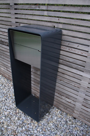 Bellus Briefkastenständer | Design letter box "Bellus", doublehorizontal | Buzones | Briefkastenschmiede