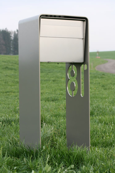 Bellus Briefkastenständer | Design letter box "Bellus", single | Buzones | Briefkastenschmiede