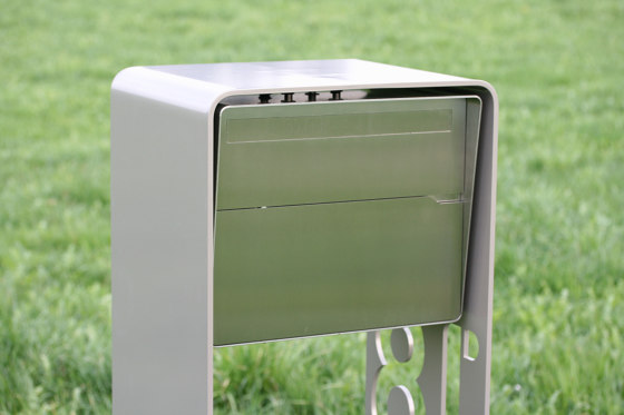 Bellus Briefkastenständer | Design letter box "Bellus", single | Mailboxes | Briefkastenschmiede