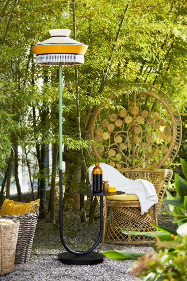 CALYPSO FL+TABLE ANTIGUA OUTDOOR | Lampade outdoor piantane | Contardi Lighting