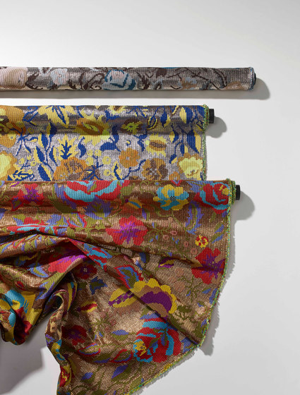 Arazzo col. 103 gold/multicolor | Drapery fabrics | Jakob Schlaepfer
