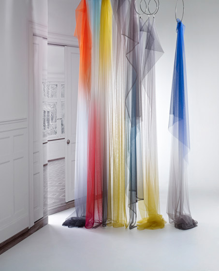 Dip Dye col. 201 gray/skyblue | Dekorstoffe | Jakob Schlaepfer