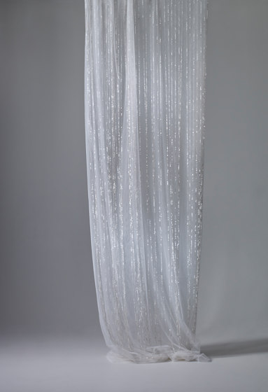 Perletta col. 101 white/pearl | Tissus de décoration | Jakob Schlaepfer