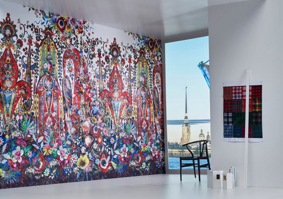 Poppy Motezuma | Wall coverings / wallpapers | Jakob Schlaepfer
