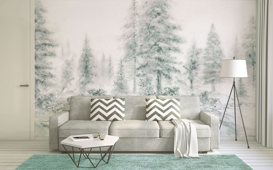 Atelier 47 | Wallpaper DD117840 Aquarelforest1 | Wall coverings / wallpapers | Architects Paper