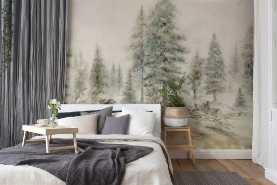 Atelier 47 | Wallpaper DD117845 Aquarelforest2 | Wall coverings / wallpapers | Architects Paper