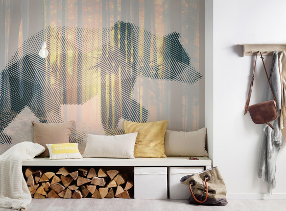 Atelier 47 | Wallpaper DD118115 Bearforest2 | Wall coverings / wallpapers | Architects Paper
