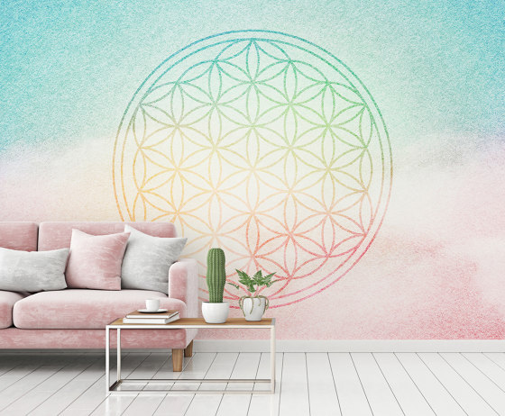 Atelier 47 | Wallpaper DD117580 Floweroflife2 | Wall coverings / wallpapers | Architects Paper