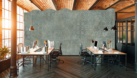 Atelier 47 | Papier Peint DD116710 Hexagonart2 | Revêtements muraux / papiers peint | Architects Paper