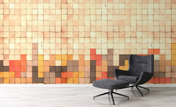 Atelier 47| Tapete | Digitaldruck DD116980 Mosaictetris2 | Wandbeläge / Tapeten | Architects Paper