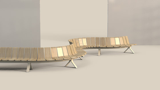 Ascent Double Back 60º | Bancos | Green Furniture Concept