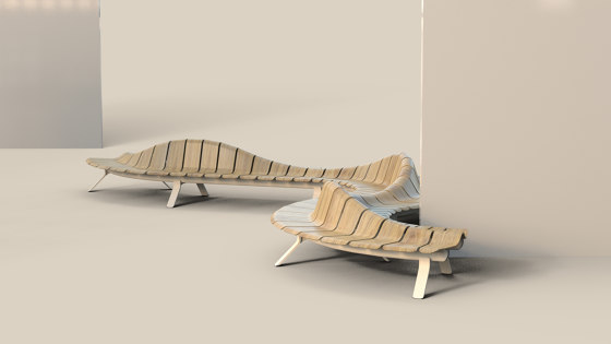Ascent Double Back Endpiece | Benches | Green Furniture Concept
