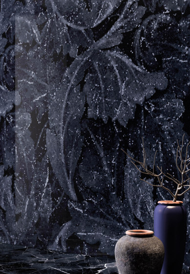 Tele di Marmo Revolution Calacatta Black | Ceramic panels | EMILGROUP