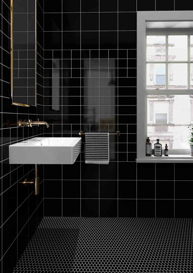 Miniworx 20x20 Miniworx RAL 0001500 Black Tile Glossy | Baldosas de cerámica | VitrA Bathrooms