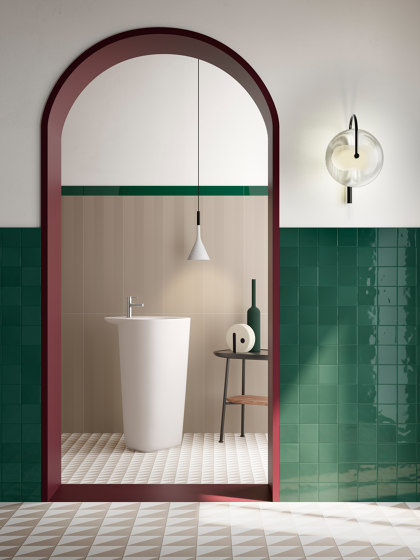 mode 2.5x2.5 Mode Tile Clay Beige Matt | Mosaicos de cerámica | VitrA Bathrooms