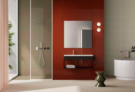 mode 2.5x2.5 Mode Tile Terra Rossa Matt | Ceramic mosaics | VitrA Bathrooms