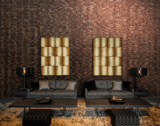 Seraya Metalized Woven Bakbak Strips | SRA1601 | Wall coverings / wallpapers | Omexco