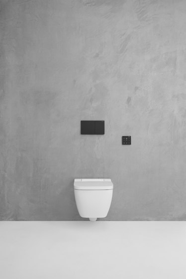 Acanto | Unterschrank für Handwaschbecken schwarz | Waschtischunterschränke | Geberit