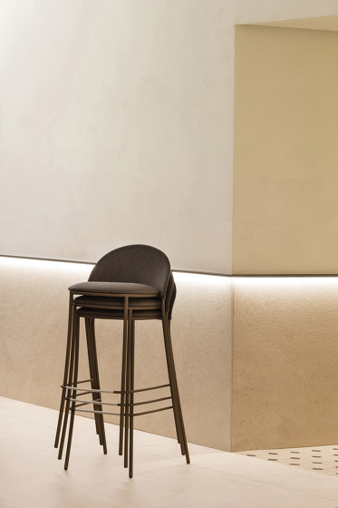 Petale Stuhl mit Seil, horizontalem Muster | Stühle | Expormim