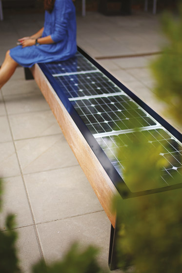 blocq solar | Solarparkbank | Sitzbänke | mmcité