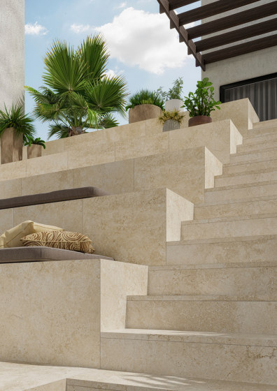 Crosscut Petra full step | Stufenverkleidung | Cerámica Mayor