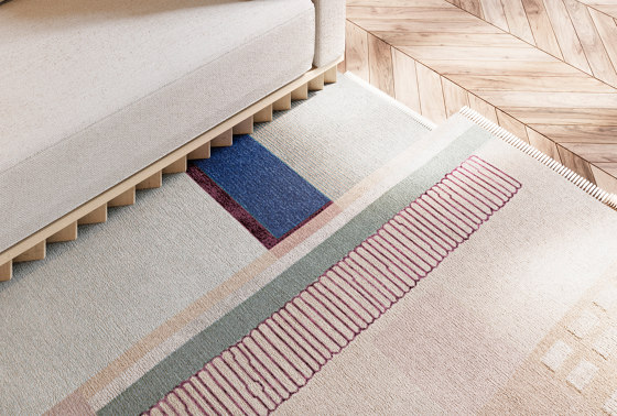 Abstraction | Composition V.II | Tappeti / Tappeti design | Tapis Rouge