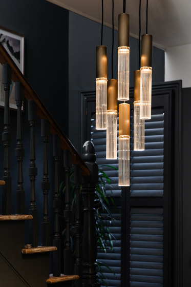 Flume | Double Wall Light - Bronze | Wall lights | J. Adams & Co.