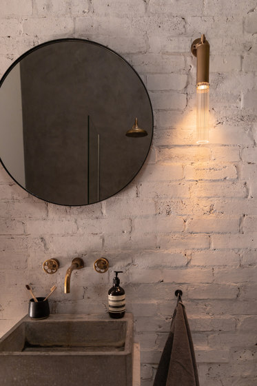 Flume | Double Wall Light - Bronze | Wall lights | J. Adams & Co.