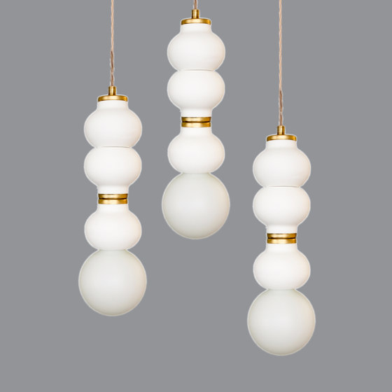 Cooper Small Pendant Marble | Lámparas de suspensión | Lyngard